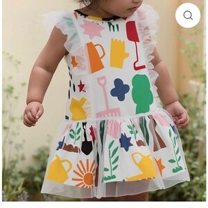 Stella McCartney Kids Multicolor Graphic Dress